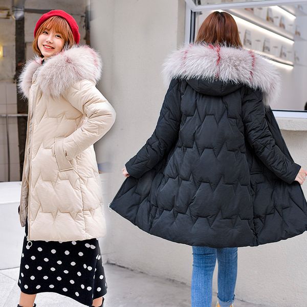 new padded jacket 2019 fashion women winter jacket women thick down parkas female slim fur collar ladies winter warm long coat, Tan;black
new padded jacket 2019 fashion women winter jacket women thick down parkas female slim fur collar ladies winter warm long coat, Tan;black