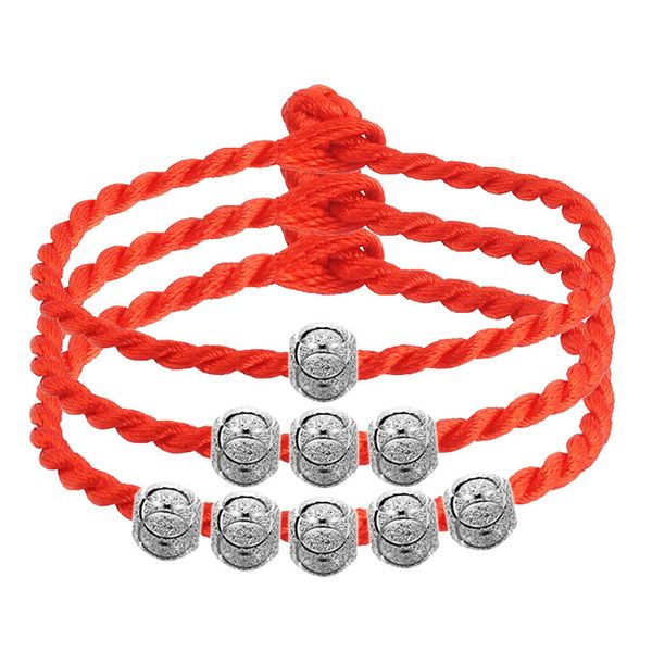 red rope bracelet lucky ball bead women vintage fashion party jewelry friendship gifts classic simple accessories d00, Black
red rope bracelet lucky ball bead women vintage fashion party jewelry friendship gifts classic simple accessories d00, Black