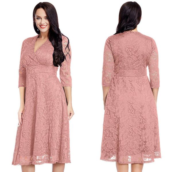 pink mother of the bridal dresses v neck 3/4 long sleeve appliques lace plus size prom dress floor length wedding guest dress, Black;red
pink mother of the bridal dresses v neck 3/4 long sleeve appliques lace plus size prom dress floor length wedding guest dress, Black;red