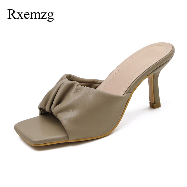 rxemzg sandals summer women mules sandals thin heels peep toe fashion pleated pumps summer outdoor casual women shoes slippers, Black
rxemzg sandals summer women mules sandals thin heels peep toe fashion pleated pumps summer outdoor casual women shoes slippers, Black
