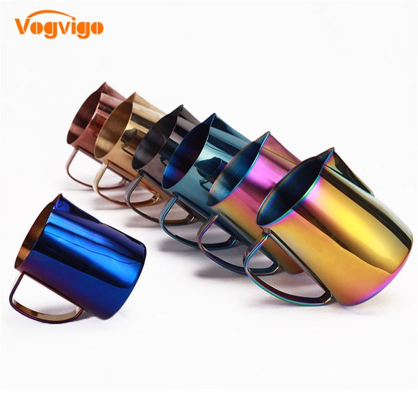 vogvigo 0.3-0.6l stainless steel milk jug frothing pitcher pull flower cup coffee milk frother latte art milk foam coffetools
vogvigo 0.3-0.6l stainless steel milk jug frothing pitcher pull flower cup coffee milk frother latte art milk foam coffetools