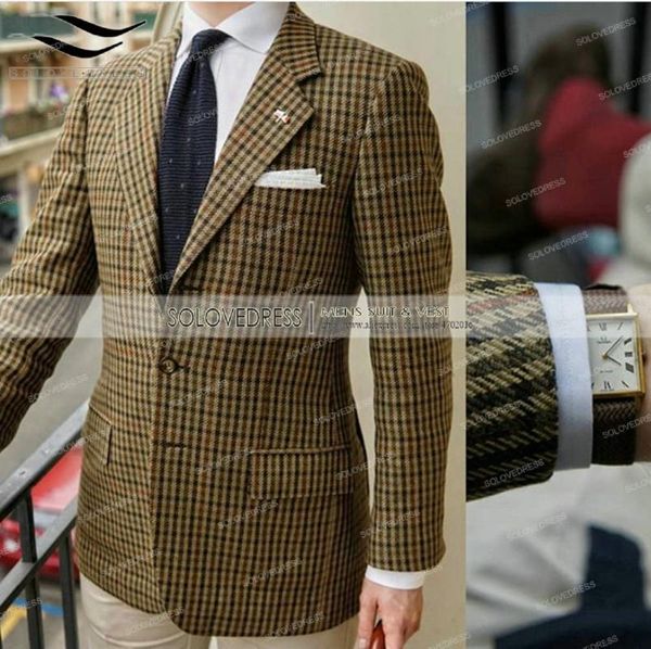 formal men's suits regular fit plaid wool tweed prom army green tuxedos solid business brown suits for wedding grooms man, White;black
formal men's suits regular fit plaid wool tweed prom army green tuxedos solid business brown suits for wedding grooms man, White;black