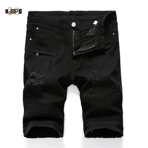 idopy men ripped biker denim shorts summer motorcycle jeans shorts for male multi pockets brand designer plus size 28-401, Blue
idopy men ripped biker denim shorts summer motorcycle jeans shorts for male multi pockets brand designer plus size 28-401, Blue