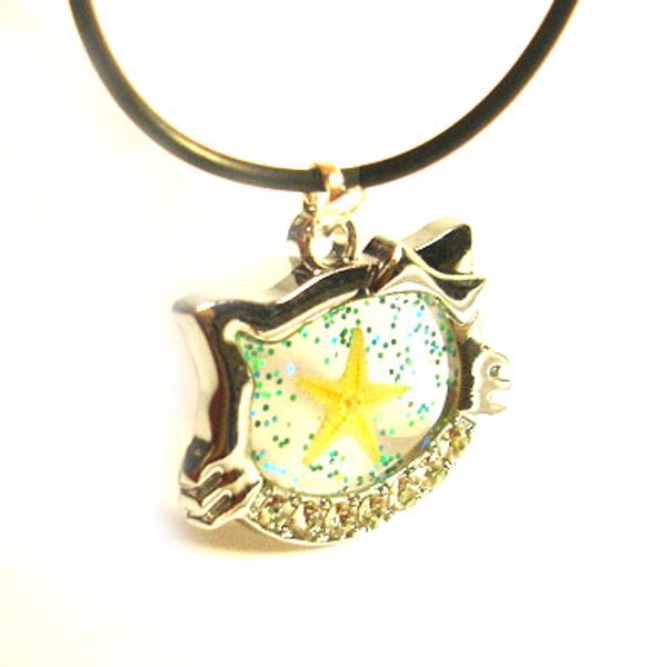 fashion cat design glowing real sea starfish speicimen amber necklaces luminous resin valentine's day gifts pendants mix color with cha, Silver
fashion cat design glowing real sea starfish speicimen amber necklaces luminous resin valentine's day gifts pendants mix color with cha, Silver