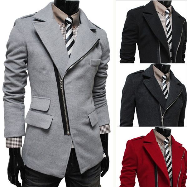 autumn and winter selling men's designer new winter casual irregular pocket men's windbreaker personality diagonal zipper men', Black;brown
autumn and winter selling men's designer new winter casual irregular pocket men's windbreaker personality diagonal zipper men', Black;brown