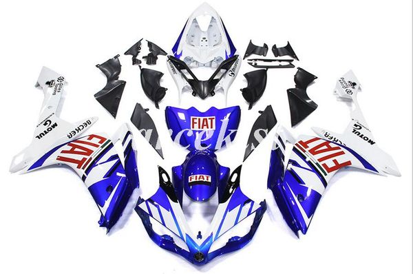 injection mold new abs motorcycle full fairings kit fit for yamaha yzf-r1 2007 2008 07 08 bodywork set white blue light
injection mold new abs motorcycle full fairings kit fit for yamaha yzf-r1 2007 2008 07 08 bodywork set white blue light