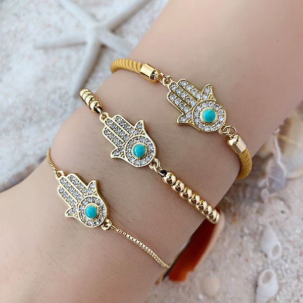 fashion boho blue stone rainbow bracelets for women vintage gold copper zircon beaded palm crystal bracelet wedding jewelry, Black
fashion boho blue stone rainbow bracelets for women vintage gold copper zircon beaded palm crystal bracelet wedding jewelry, Black