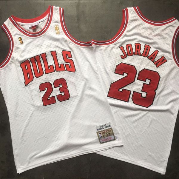 Мужской баскетбол Chicago Bulls Michael Jordan Mitchell Ness 1996-97 ultimate victory white Swingman Jersey
Мужской баскетбол Chicago Bulls Michael Jordan Mitchell Ness 1996-97 ultimate victory white Swingman Jersey