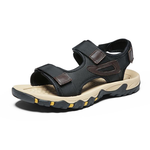 fashion summer leather men sandals comfortable men shoes beach fashion outdoor casual non-slip sneaker male footwear big size 47, Black
fashion summer leather men sandals comfortable men shoes beach fashion outdoor casual non-slip sneaker male footwear big size 47, Black