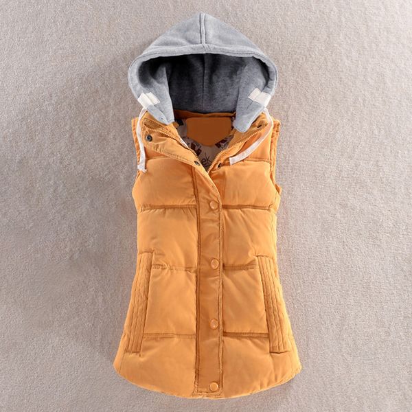 women hooded vest coat detachable button coat waistcoat winter contrast color patchwork warm casual plus size fashion slim, Black;white
women hooded vest coat detachable button coat waistcoat winter contrast color patchwork warm casual plus size fashion slim, Black;white
