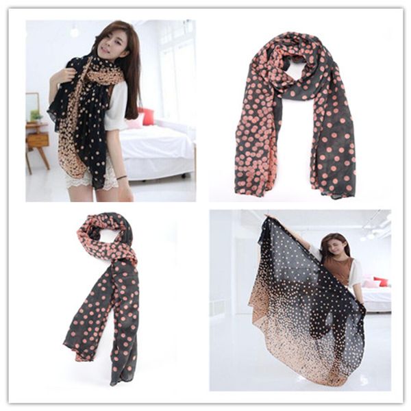 1pc women lady spring autumn warm soft long voile neck large dots scarf wrap shawl pink grey wholesale 2 styles
1pc women lady spring autumn warm soft long voile neck large dots scarf wrap shawl pink grey wholesale 2 styles