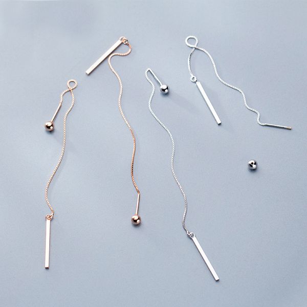 mloveacc 925 sterling silver ball bar charm long chain dangle earrings for women luxury jewelry, Golden
mloveacc 925 sterling silver ball bar charm long chain dangle earrings for women luxury jewelry, Golden