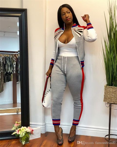 autumn womens bow cardigan tracksuits crew neck designer long sleeve zipper 2pcs suits casual feamle clothing, Gray
autumn womens bow cardigan tracksuits crew neck designer long sleeve zipper 2pcs suits casual feamle clothing, Gray