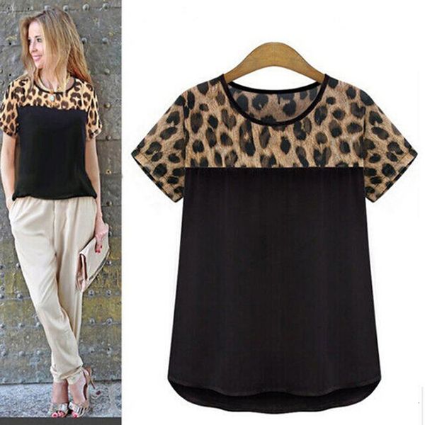 summer new fashion chiffon casual women t shirt white black leopard print short sleeve o neck ladies tees t- shirt
summer new fashion chiffon casual women t shirt white black leopard print short sleeve o neck ladies tees t- shirt