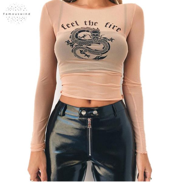 сексуальные женщины bodycon t shirt женщины с длинными рукавами perspective body top o шеи transparent футболки femme тройники, White
сексуальные женщины bodycon t shirt женщины с длинными рукавами perspective body top o шеи transparent футболки femme тройники, White
