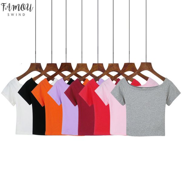 summer t shirt women o neck solid high waist short fashion t shirts for women casual slim womens t shirt camiseta mujer, White
summer t shirt women o neck solid high waist short fashion t shirts for women casual slim womens t shirt camiseta mujer, White