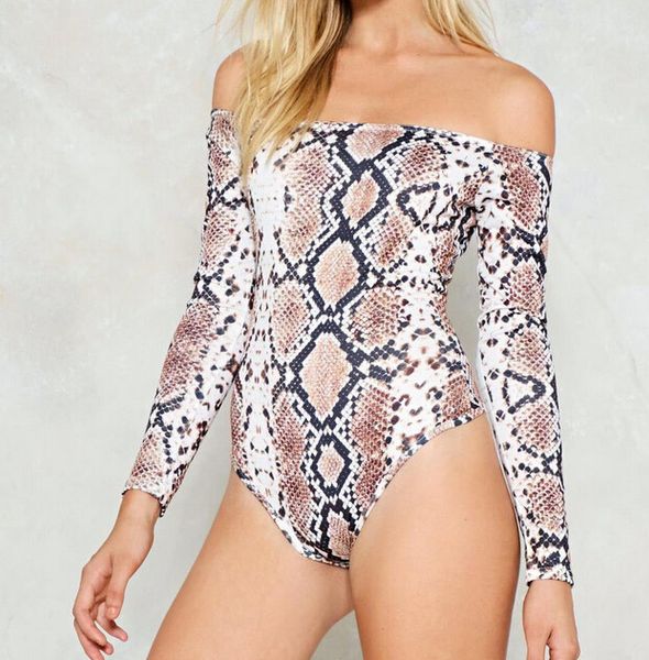 woman long sleeve triangle mini jumpsuit women bodycon off-shoulder party jumpsuit romper snake skin print long sleeve, Black;white
woman long sleeve triangle mini jumpsuit women bodycon off-shoulder party jumpsuit romper snake skin print long sleeve, Black;white