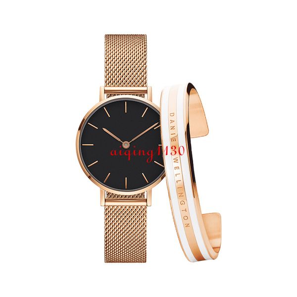 dw mens watches watches with gift box womens watch with dw cuff bracelet quartz watch female relogio montre femme silver rose black, Slivery;brown
dw mens watches watches with gift box womens watch with dw cuff bracelet quartz watch female relogio montre femme silver rose black, Slivery;brown