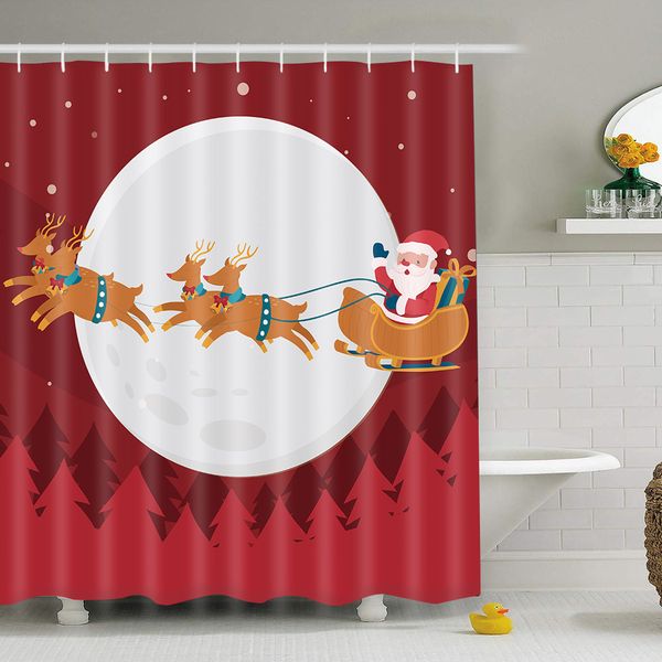mtmety christmas red shower curtain for the bathroom waterproof polyester fabric bath curtains home decoration
mtmety christmas red shower curtain for the bathroom waterproof polyester fabric bath curtains home decoration