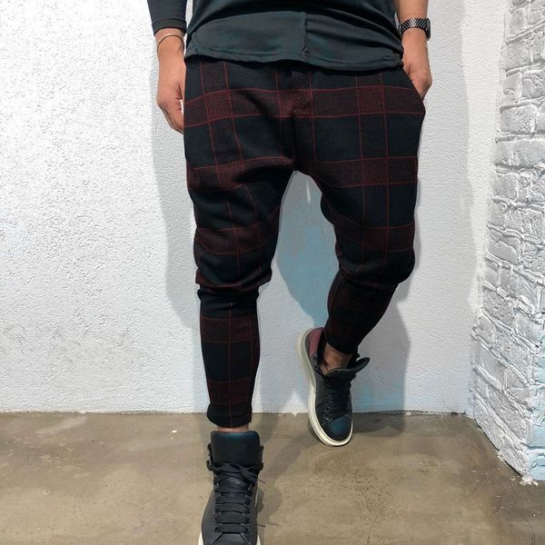 men pants skinny pencil pants long casual sport slim fit plaid trousers joggers streetwear track jogger sweatpants19apr18, Black
men pants skinny pencil pants long casual sport slim fit plaid trousers joggers streetwear track jogger sweatpants19apr18, Black