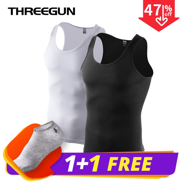 threegun 2pcs/pack solid seamless undershirts o-neck basic men bodybuilding sleeveless high elastic muscle with sock, Black;brown
threegun 2pcs/pack solid seamless undershirts o-neck basic men bodybuilding sleeveless high elastic muscle with sock, Black;brown