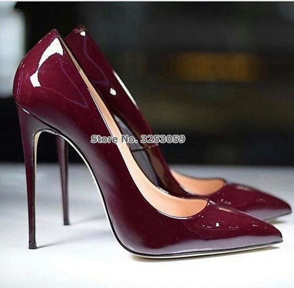 almudena european burgundy mirror leather shoes thin high heel wine red pointy toe pumps chic wedding shoes drophip, Black
almudena european burgundy mirror leather shoes thin high heel wine red pointy toe pumps chic wedding shoes drophip, Black