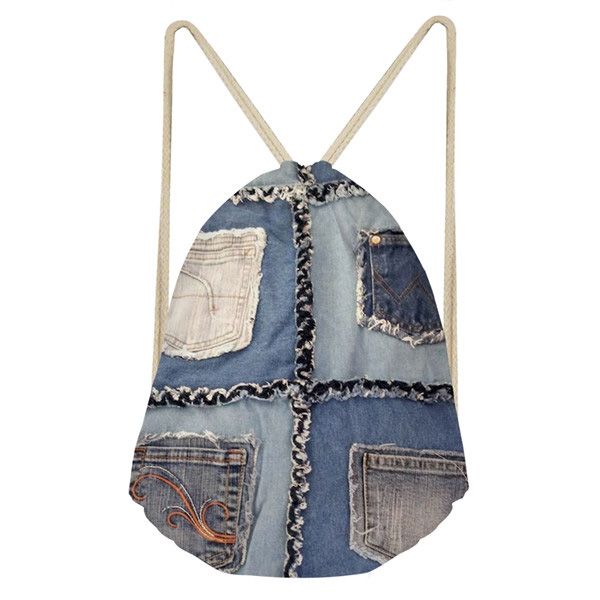 noisydesigns retro women shoes bag denim print drawstring bag women backpack for teenagers beach rope drawstring sling
noisydesigns retro women shoes bag denim print drawstring bag women backpack for teenagers beach rope drawstring sling