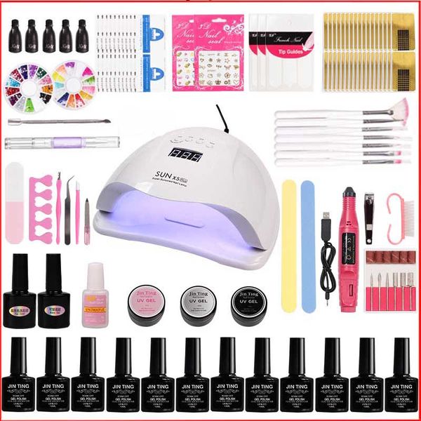 manicure set acrylic nail kit 80w led with uv lamp everything for manicure brushes coat base gel nail kit professional set
manicure set acrylic nail kit 80w led with uv lamp everything for manicure brushes coat base gel nail kit professional set