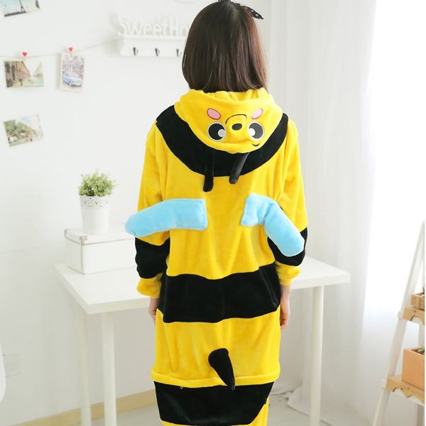 women kigurumi yellow bee pajamas sets flannel animal pajamas winter onesies nightie pyjamas sleepwear homewear, Blue;gray
women kigurumi yellow bee pajamas sets flannel animal pajamas winter onesies nightie pyjamas sleepwear homewear, Blue;gray