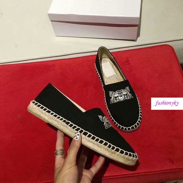 luxury fashionable embroidered straw woven shoes fisherman lazy couple shoes, Black
luxury fashionable embroidered straw woven shoes fisherman lazy couple shoes, Black