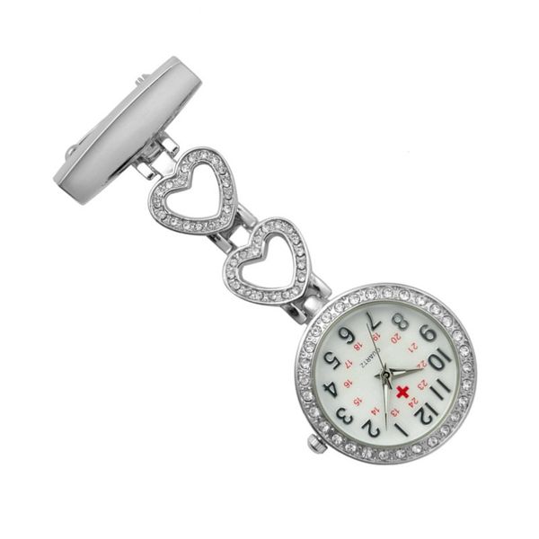 fashion nurse watches women pocket watch clip-on heart pendant hang quartz clock for medical doctor nurse watches, Slivery;golden
fashion nurse watches women pocket watch clip-on heart pendant hang quartz clock for medical doctor nurse watches, Slivery;golden