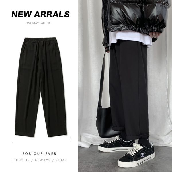 men's casual pants 2019 autumn and winter new couple plus velvet casual pants youth personality fashion trend men's clothing, Black
men's casual pants 2019 autumn and winter new couple plus velvet casual pants youth personality fashion trend men's clothing, Black