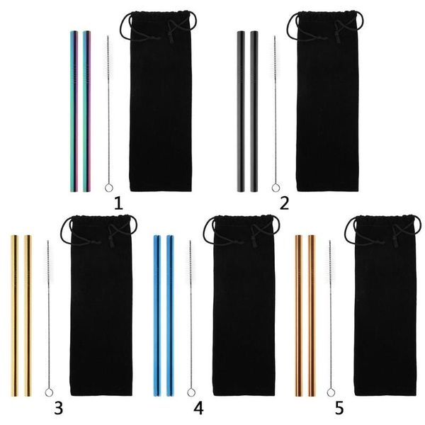 2pcs reusable stainless steel drinking straw 1 cleaning brush screw for mugs with cleaner brush kit tools home bar accessories
2pcs reusable stainless steel drinking straw 1 cleaning brush screw for mugs with cleaner brush kit tools home bar accessories