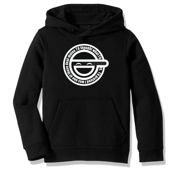 fleece hooded sweatshirt hoodies ghost in shell laughing man casual clothing, Black
fleece hooded sweatshirt hoodies ghost in shell laughing man casual clothing, Black