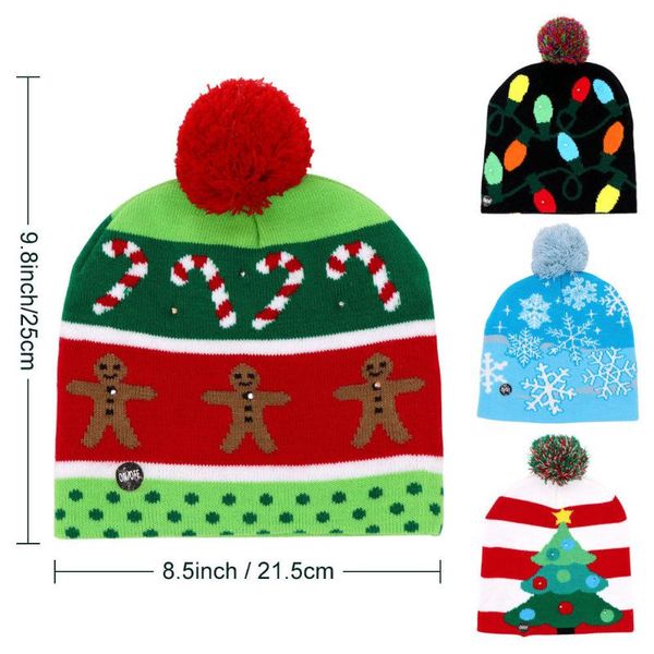 led cap winter cap light up warm beanie christmas hat festival protective cycling hat cycling equipment, Black
led cap winter cap light up warm beanie christmas hat festival protective cycling hat cycling equipment, Black