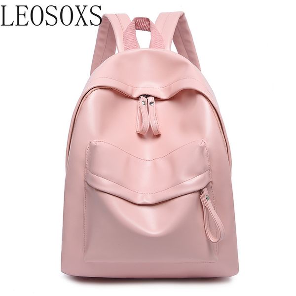 soft leather backpack for women's leisure shopping backpack large capacity schoolgirl schoolbag new pu
soft leather backpack for women's leisure shopping backpack large capacity schoolgirl schoolbag new pu