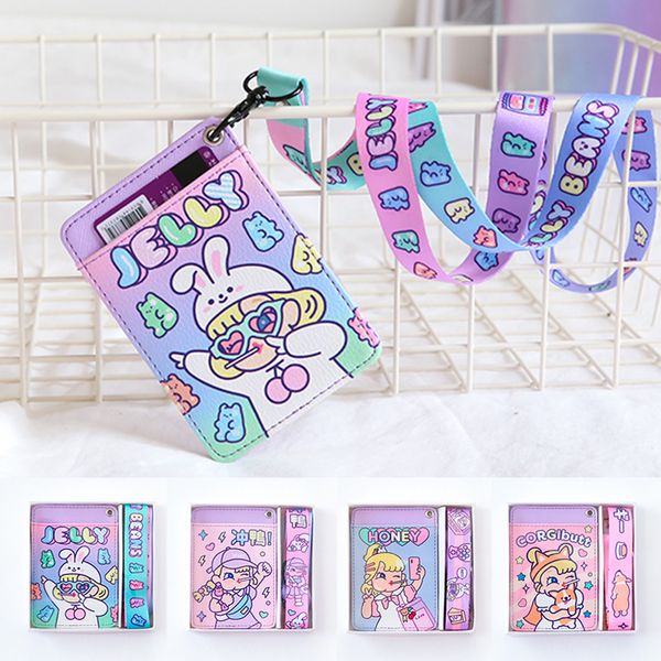 bentoy girl pu cartoon bus card holder milkjoy student school leather neck id card cover women new letter rope clip, White
bentoy girl pu cartoon bus card holder milkjoy student school leather neck id card cover women new letter rope clip, White