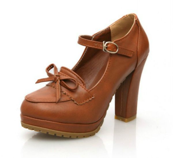 women sweet bowtie platform pumps 11 cm high heels lolita shoes japanese uniform dress shoes black brown beige
women sweet bowtie platform pumps 11 cm high heels lolita shoes japanese uniform dress shoes black brown beige