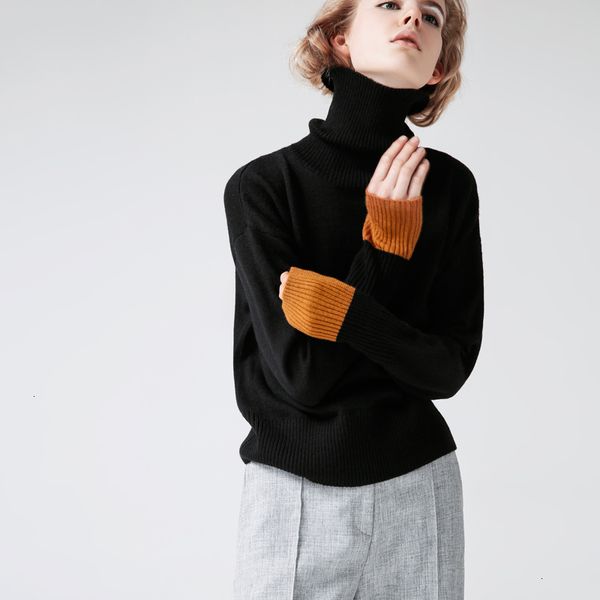 women designer sweater women sweaters and pullovers autumn turtleneck long sleeve pull femme black red color casual knitting sweaters, White;black
women designer sweater women sweaters and pullovers autumn turtleneck long sleeve pull femme black red color casual knitting sweaters, White;black