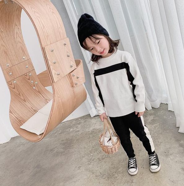 2019 new girls boys 2 pcs knitted set sweater+long pants cotton fashion autumn kids suits 3-8t hw318, White
2019 new girls boys 2 pcs knitted set sweater+long pants cotton fashion autumn kids suits 3-8t hw318, White