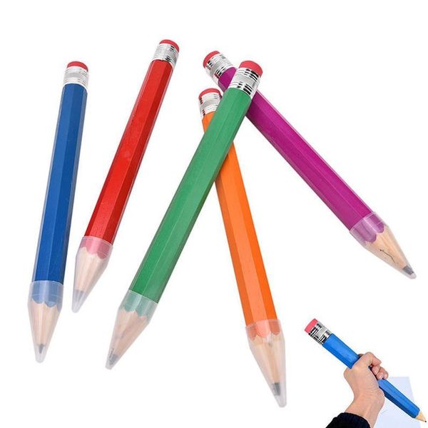 1pcs 35cm wooden colorful handcraft large pencil pen mark painting school office supplies student stationery gift
1pcs 35cm wooden colorful handcraft large pencil pen mark painting school office supplies student stationery gift
