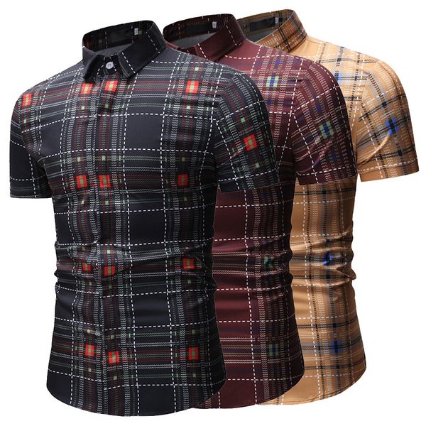 2019 mens spring winter camisa masculina formal casual short sleeve slim shirts blouse men soft comfortable clothing, White;black
2019 mens spring winter camisa masculina formal casual short sleeve slim shirts blouse men soft comfortable clothing, White;black