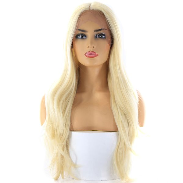 28" long natural wave synthetic hair lace wigs for women blonde 613 long wavy lace front wigs with natural hairline middle part, Black;brown
28" long natural wave synthetic hair lace wigs for women blonde 613 long wavy lace front wigs with natural hairline middle part, Black;brown