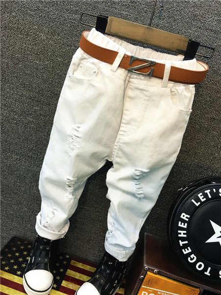 spring new boys jeans kids white fashion children jean trousers children broken hole pants trousers, Blue
spring new boys jeans kids white fashion children jean trousers children broken hole pants trousers, Blue