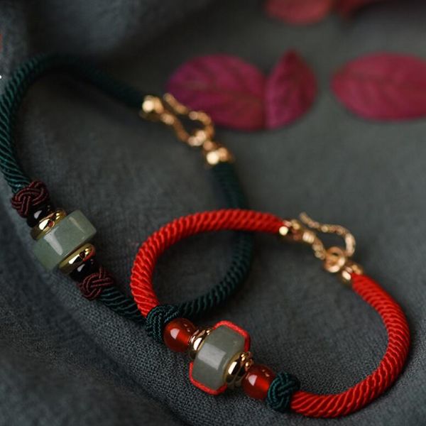 jewelry chinese knot couple bracelets red string jade beaded bracelets for couples wholesale fashion, Black
jewelry chinese knot couple bracelets red string jade beaded bracelets for couples wholesale fashion, Black