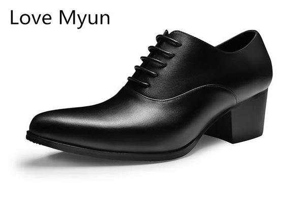 new high heels mens genuine leather oxford shoes men pointed toe height increase wedding shoes white black business casual
new high heels mens genuine leather oxford shoes men pointed toe height increase wedding shoes white black business casual