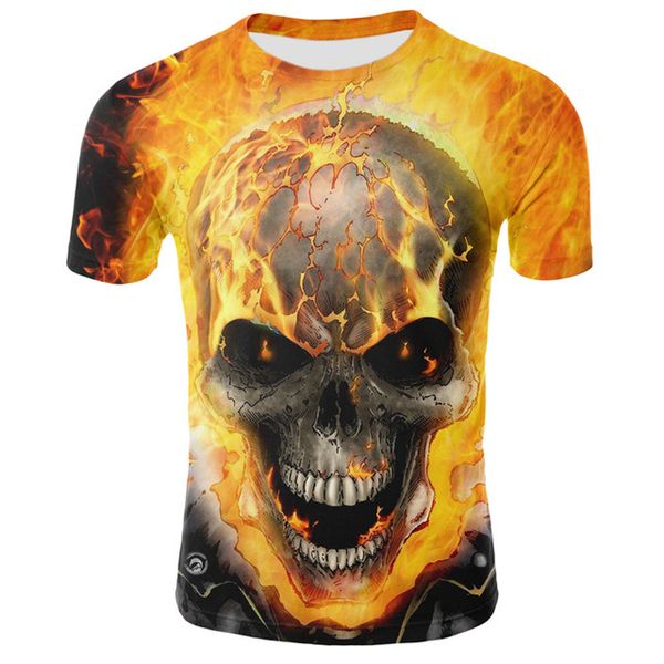 new skull t shirt men women 3d print fire skull t-shirt short sleeve hip-hop tees summer cool t shirt streetwear tees shirt, White;black
new skull t shirt men women 3d print fire skull t-shirt short sleeve hip-hop tees summer cool t shirt streetwear tees shirt, White;black