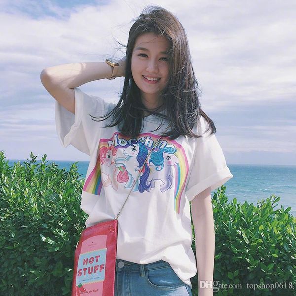 fashion logo summer fashion mos brand three horses t-shirt men women sport cotton t shirt casual tee, White
fashion logo summer fashion mos brand three horses t-shirt men women sport cotton t shirt casual tee, White