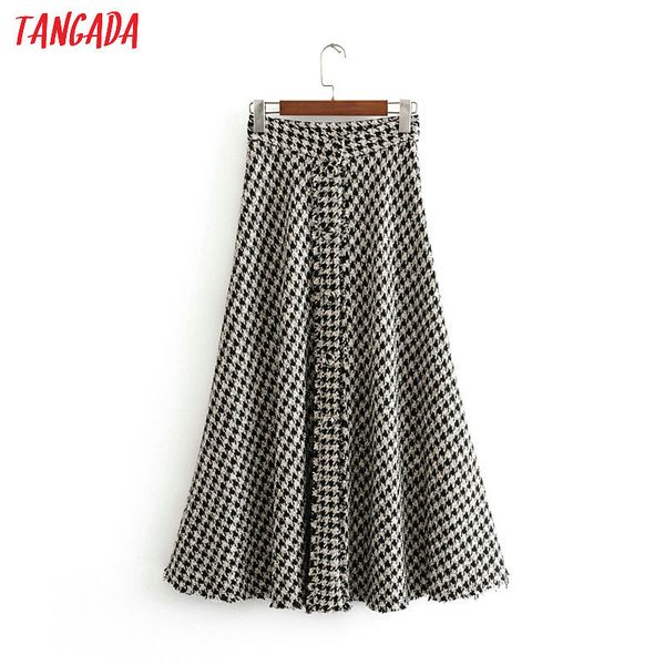 tangada female plaid midi skirt winter elegant office ladies fashion thick long skirts for women faldas mujer 3h01, Black
tangada female plaid midi skirt winter elegant office ladies fashion thick long skirts for women faldas mujer 3h01, Black