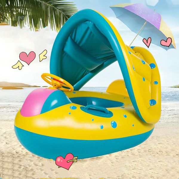 inflactable baby swimming ring detachable sunshade awning buoy float swimming circle baby seat steering wheel
inflactable baby swimming ring detachable sunshade awning buoy float swimming circle baby seat steering wheel